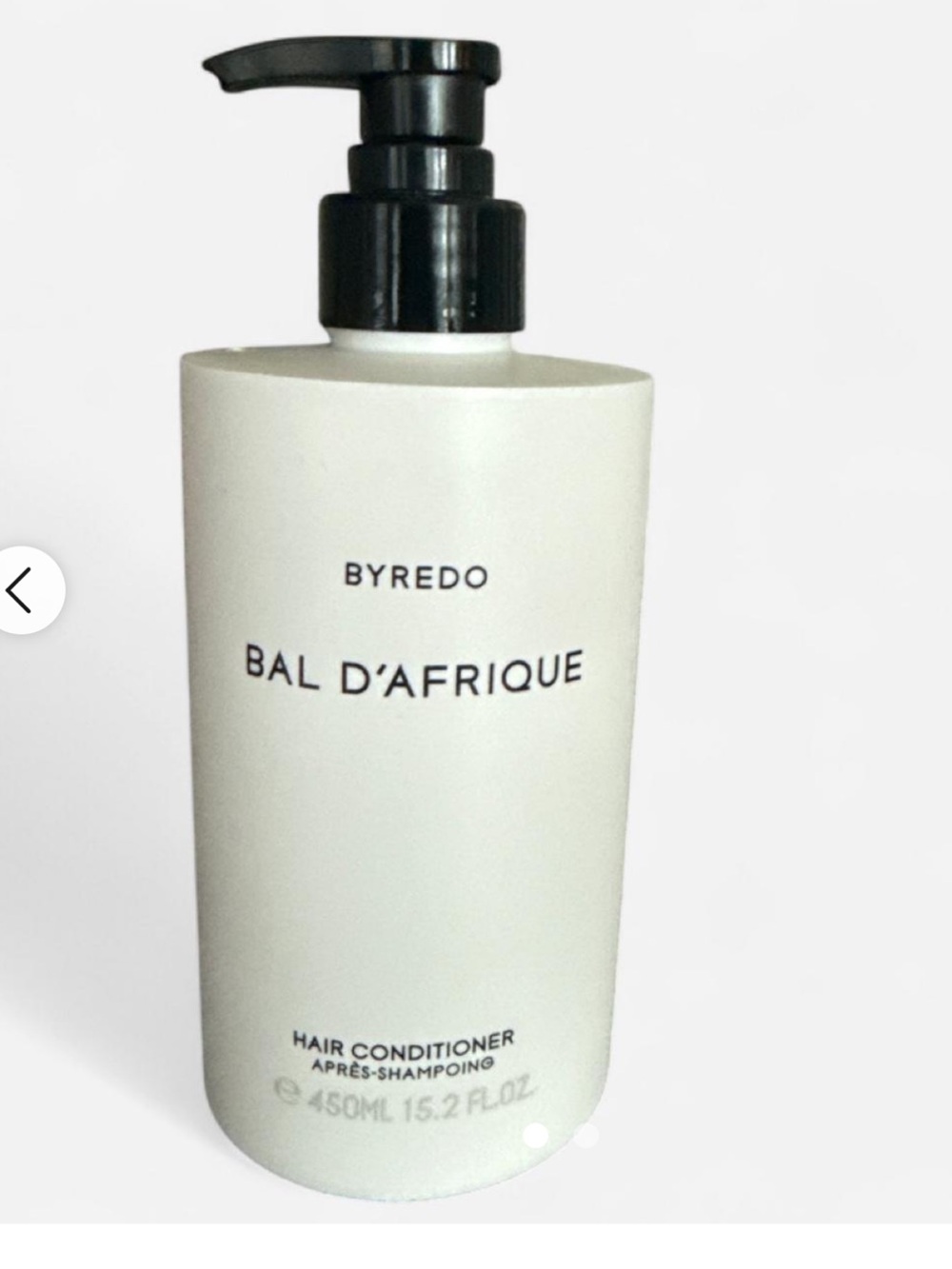 Byredo Bal D'Afrique Hair Conditioner.